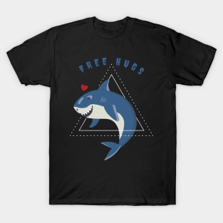 Free Hugs Shark - Perfect Gift for Who loves sharks T-Shirt